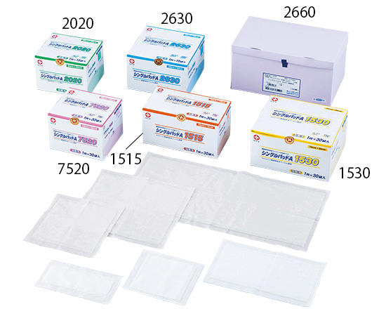 創傷パッド（シングルパットA） 150×150mm 1箱（1枚×30袋入）19057