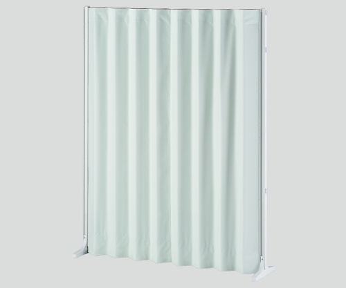 抗菌アコーディオンスクリーン 直線 パステルグリーン 1500×1800 MAS15×180G