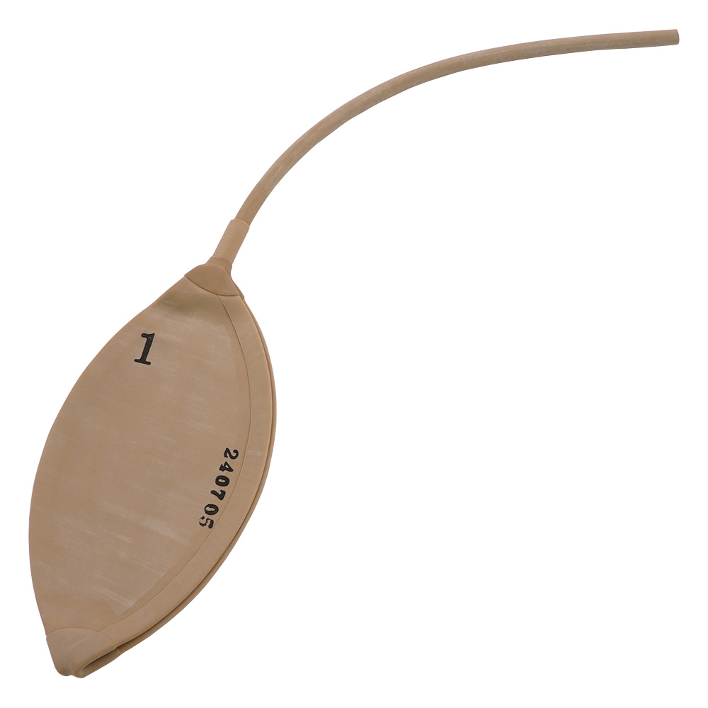 ガス採集袋（天然ゴム製） 1L 片口