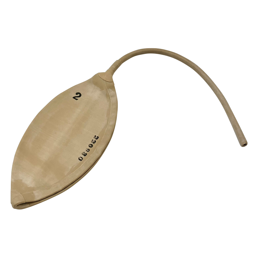 ガス採集袋（天然ゴム製） 2L 片口