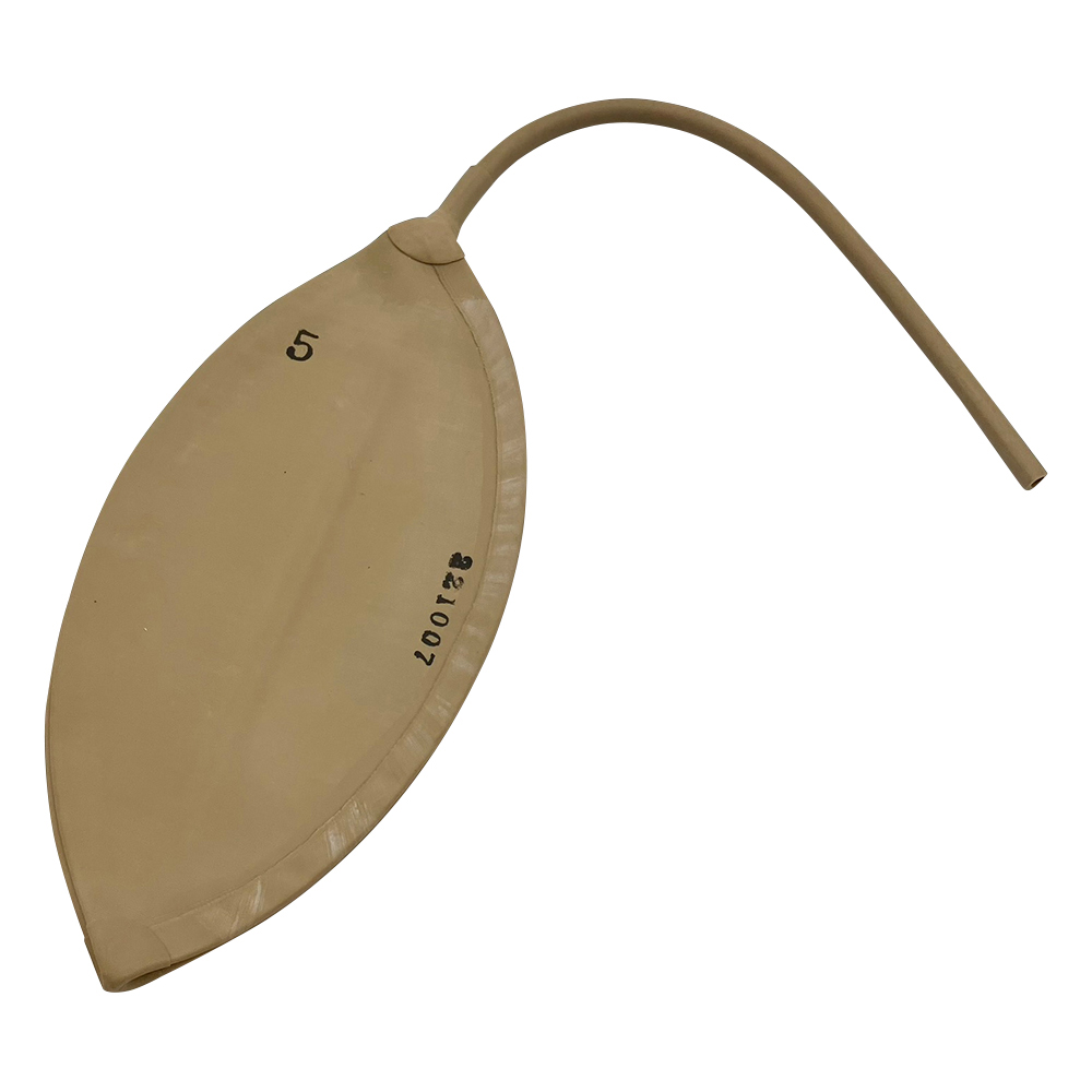 ガス採集袋（天然ゴム製） 5L 片口