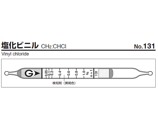 ガス検知管 塩化ビニル 131