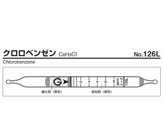 ガス検知管 クロロベンゼン 126L