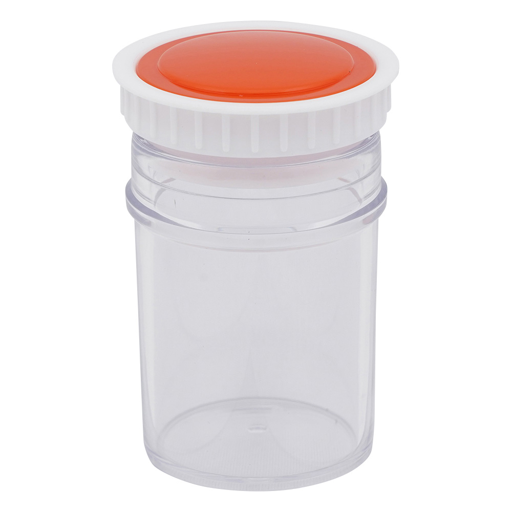 ラボランPSサンプル管瓶 50mL 橙 100本+10本入 PS-50
