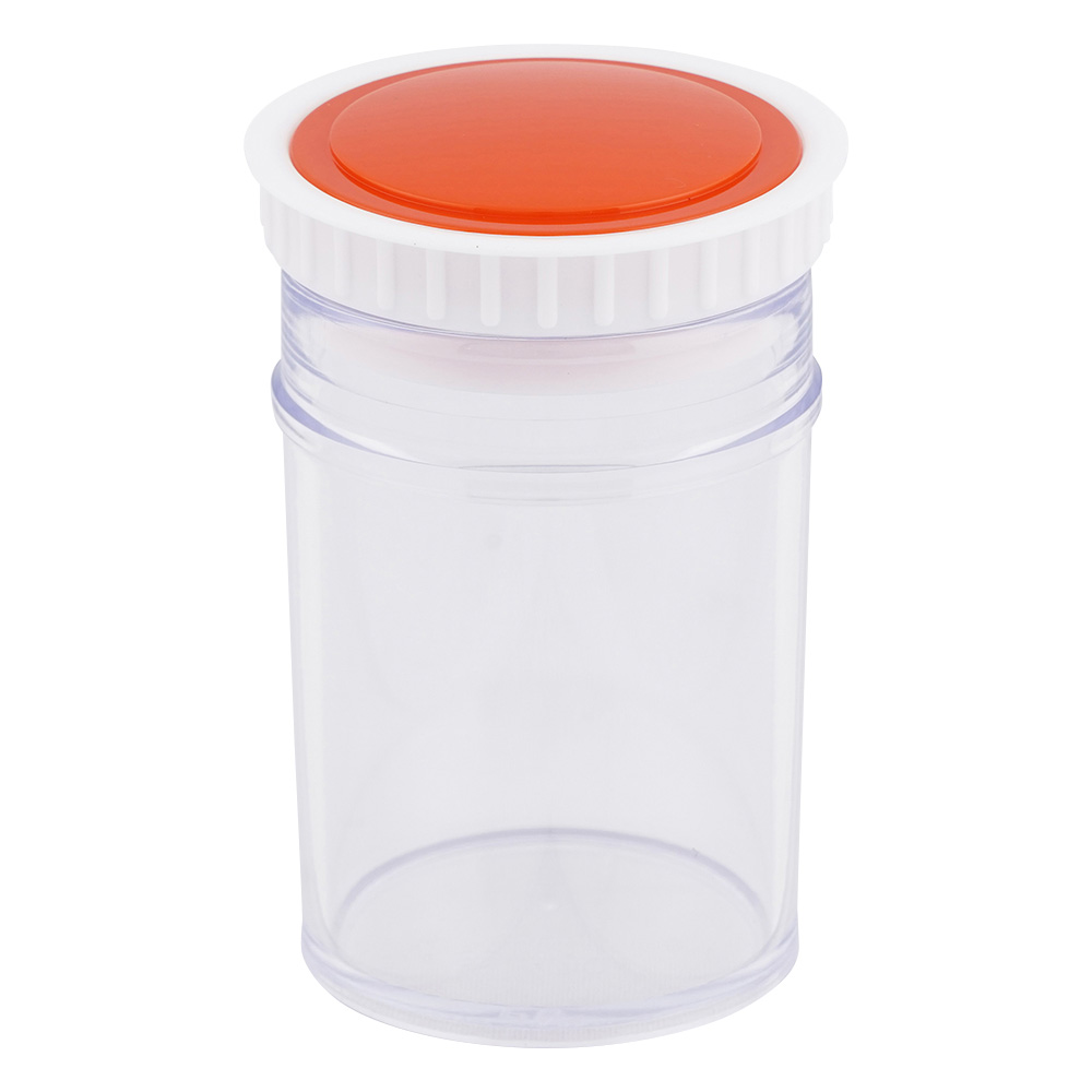 ラボランPSサンプル管瓶 100mL 橙 50本+5本入 PS-100