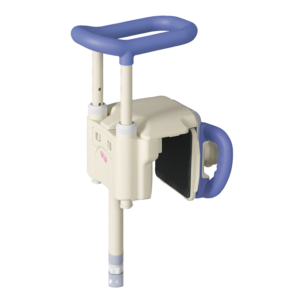 ユニットバス手すり　UST-130UB　ショート　ブルー 536-641