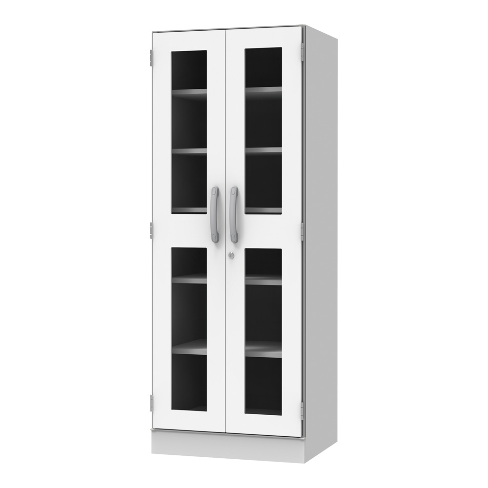 材料キャビネット　SH-S 両開きガラス扉