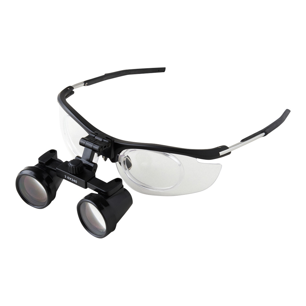 プレミアムルーペ センターフィックスタイプ 3倍 ブラック　FC-0151BL