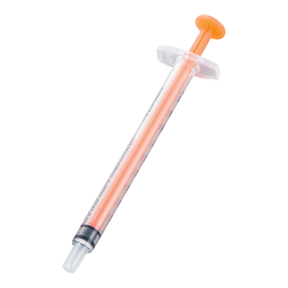 テルモシリンジ　色付押子タイプ　SS-01T10(ツベルクリン用)赤　100本入