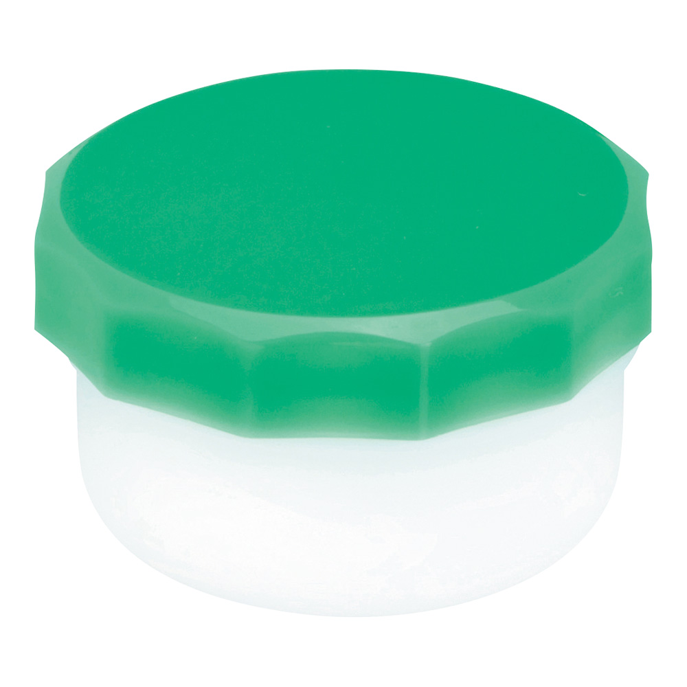 プラ壺（深型・未滅菌） 丸底タイプ 5.5mL 緑 100個入　33013