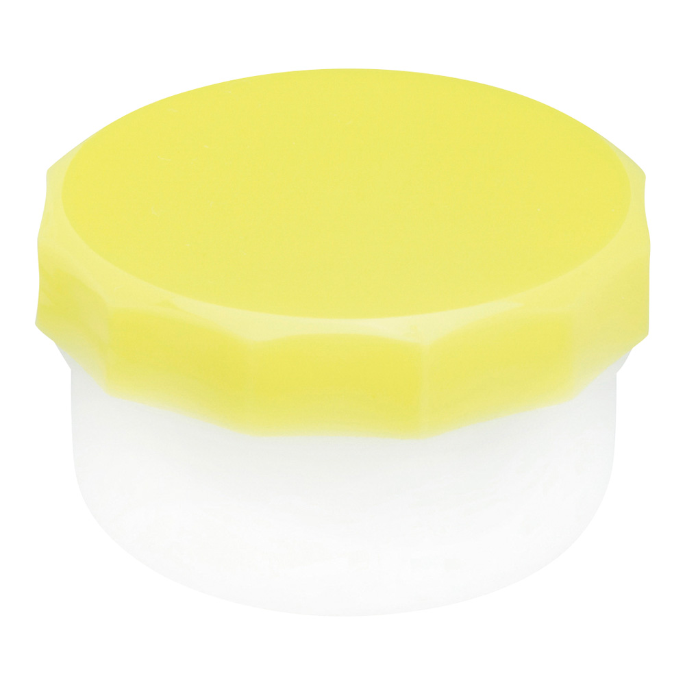 プラ壺（深型・未滅菌） 丸底タイプ 5.5mL 黄 100個入　33016