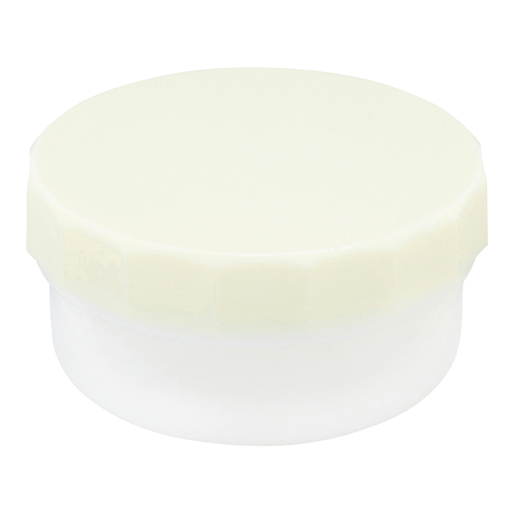 プラ壺（深型・未滅菌） 丸底タイプ 11mL クリーム 100個入　33024