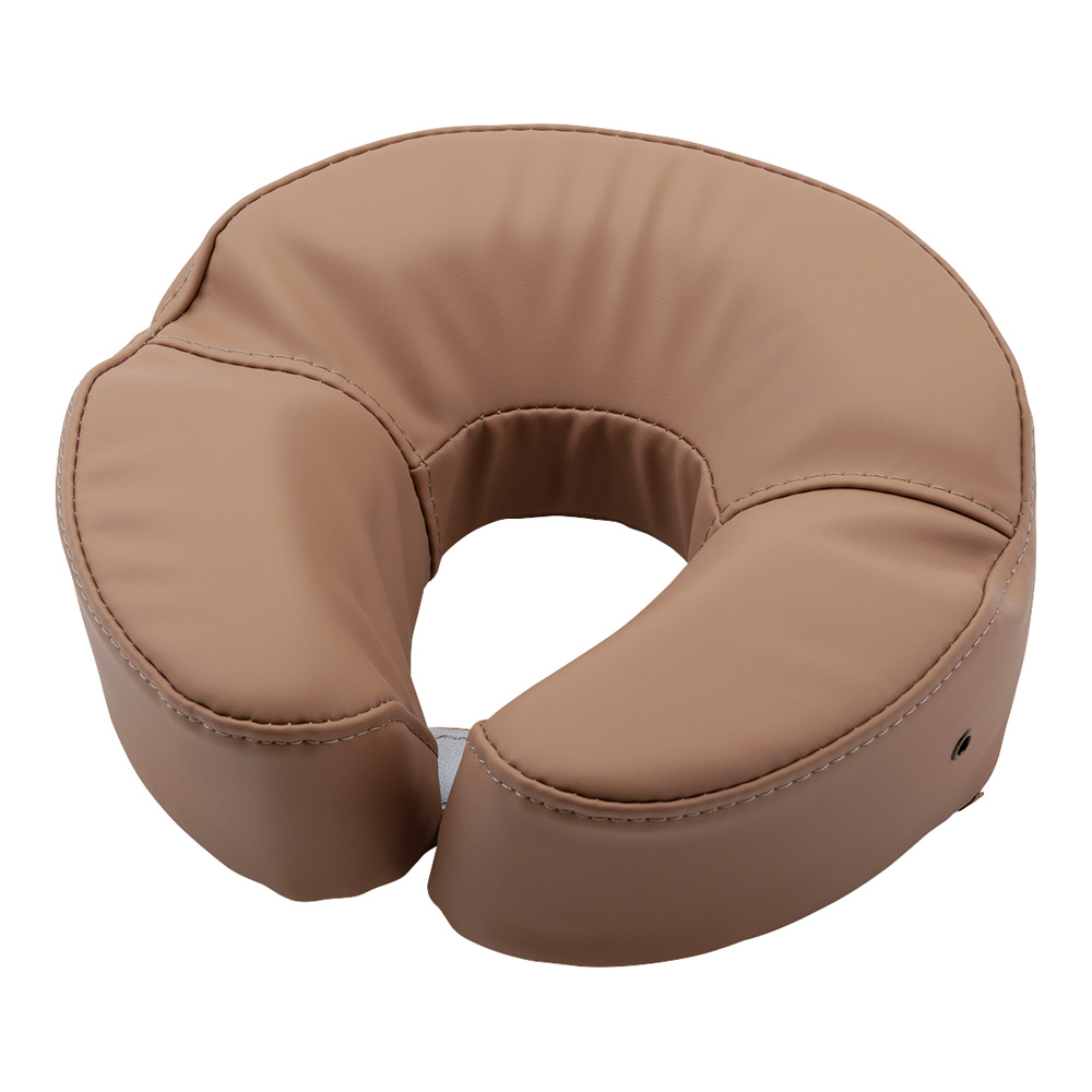 低反発クッション　FV-916-CAM　フェイスクッション(アイホール付)　キャメル