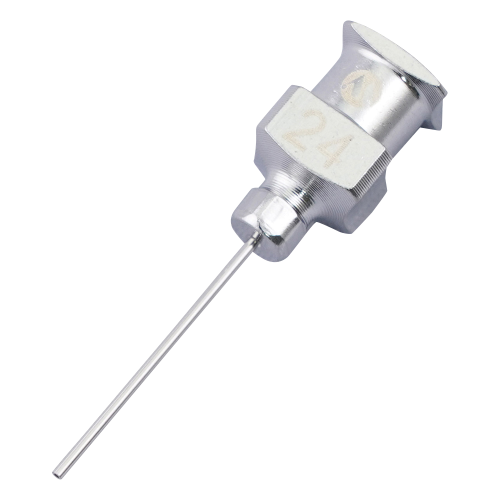 ディスペンサー用金属ニードル ゲージ24 針長15mm 1箱（60個入） SNA-24G-C