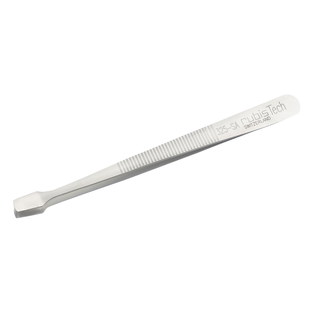 MEISTERピンセット 扁平 耐酸鋼（先端フラットタイプ） 325-SA