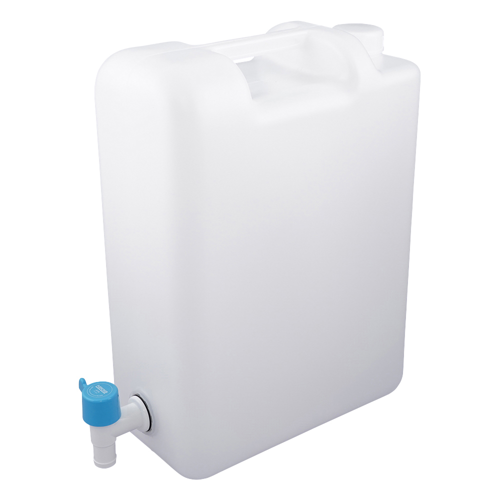 レバーコック付瓶 平角缶（1ヶロ）10L 1個 1052-09