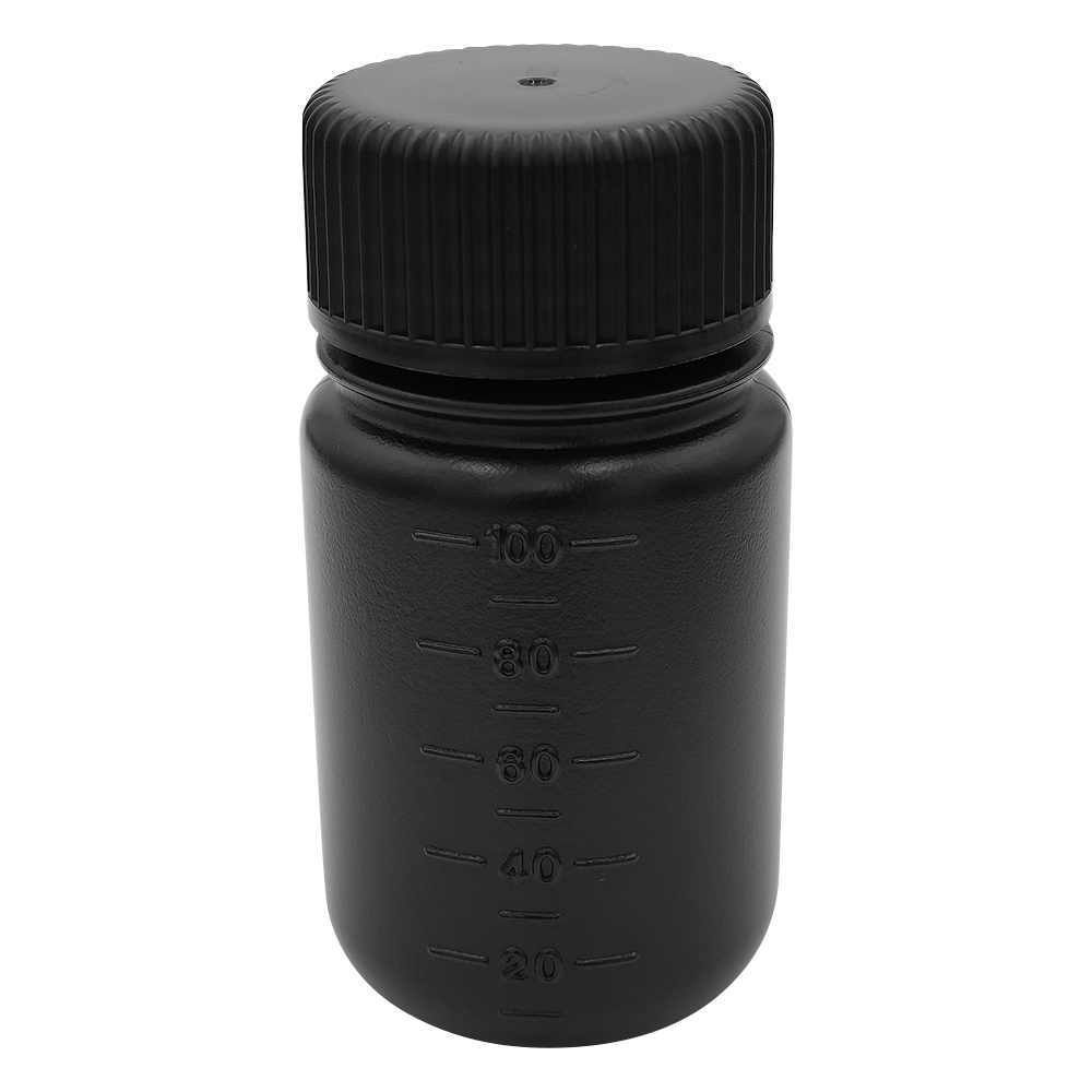 Jボトル丸型 広口 遮光 100mL 1本 1530-12