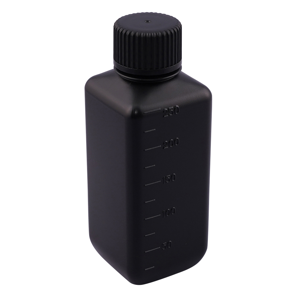 Jボトル角型 細口 遮光 250mL 1本 1560-02