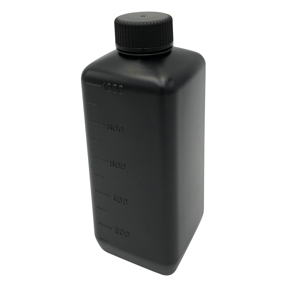 Jボトル角型 細口 遮光 1L 1本 1560-04