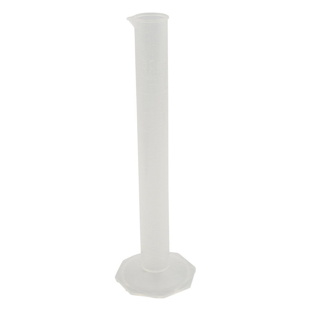 PPメスシリンダー 50mL 1個 3003-07