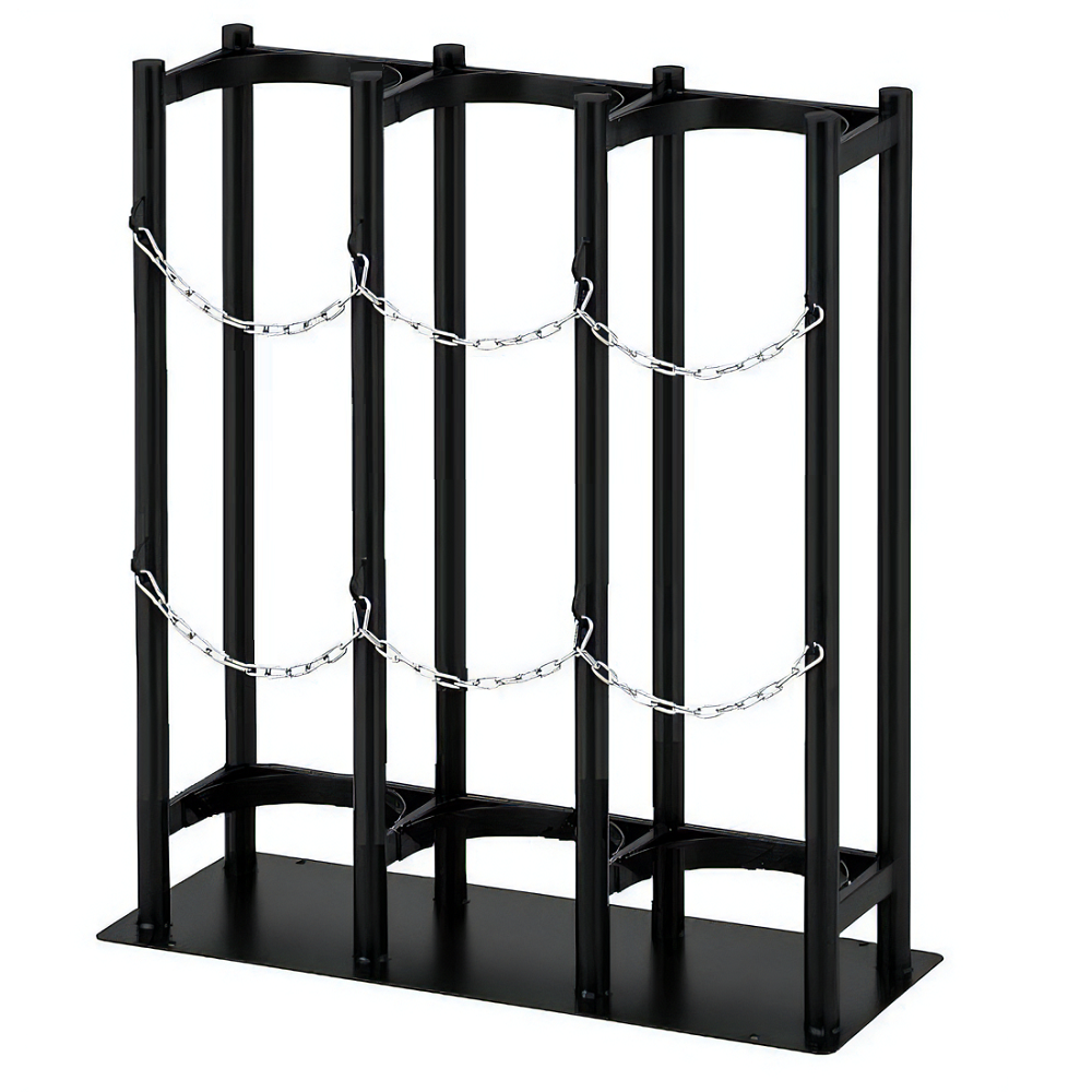 ボンベ固定スタンド 6000Lまたは7000L×3本架け BFS7000T