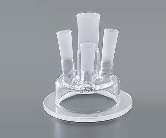 石英セパラブルフラスコ カバー 四口 主管29/42 側管15/25 QSC4