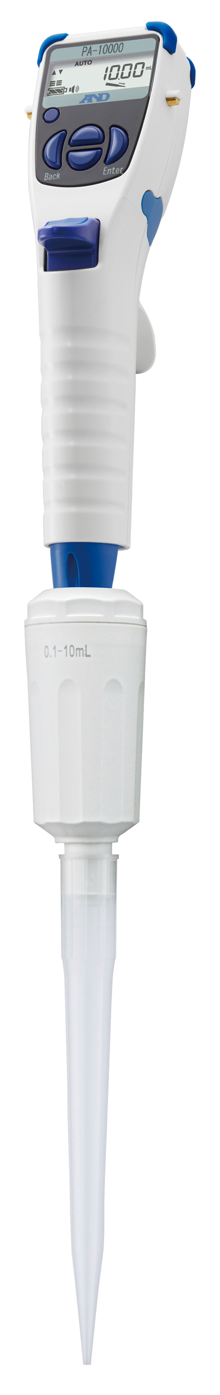 電動ピペット 容量範囲：10mL （一般校正書類付・校正ポイント：3点） PA10000-00A00