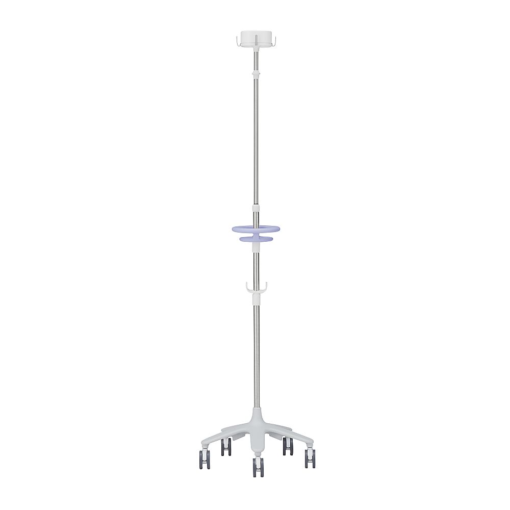 点滴スタンド（ディーボ）ネスティングタイプ パープル LU02NZ GC55