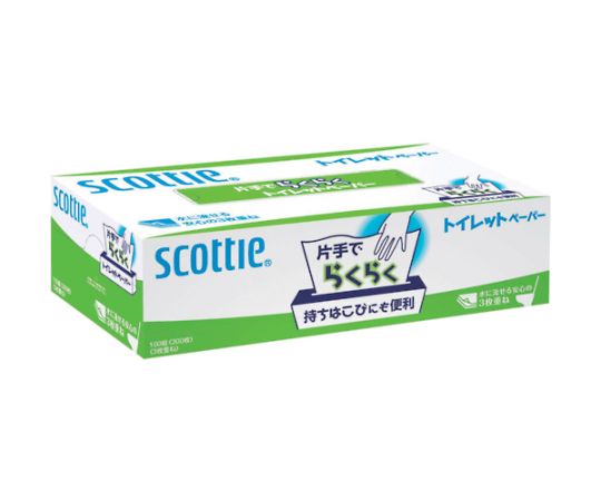 スコッティ 片手でらくらくトイレットペーパー （300枚入） 29100-1P