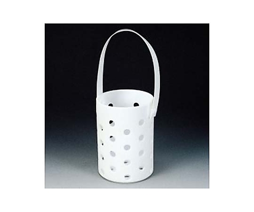 PTFE 丸型洗浄カゴ 70φ×98H NR1039-001