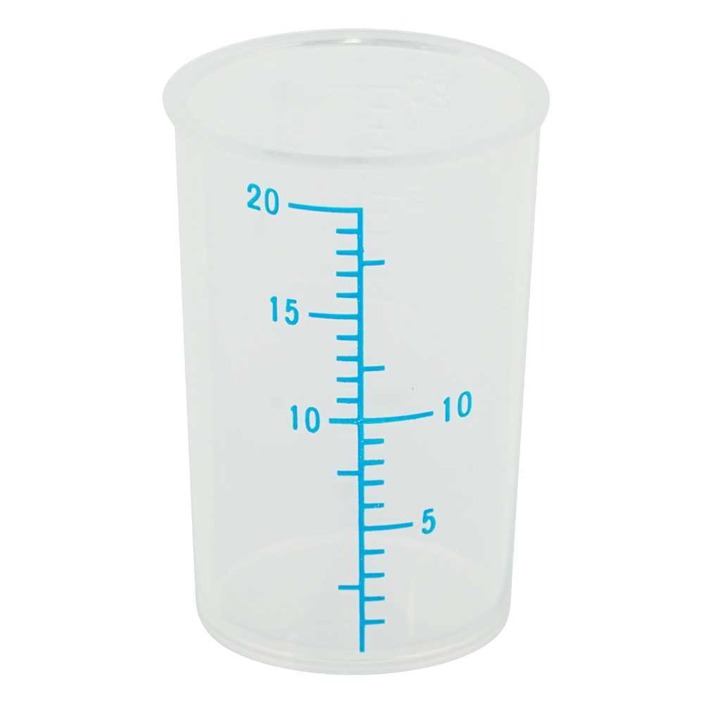 薬杯2号（20cc）青目盛 100個 820700