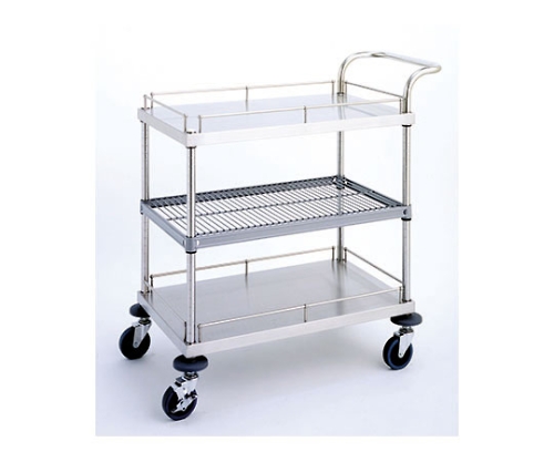 W11型 サービスワゴン （柱/SUS430） D460×W1070×H950mm W11A-P4610