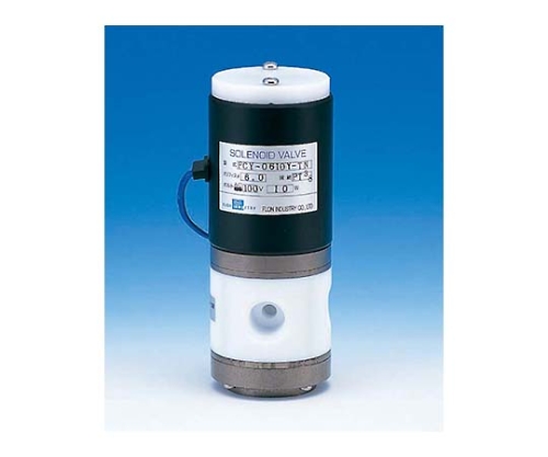 PTFE3方メス電磁弁 FCY-0610Y-TF AC100V F-2372-002