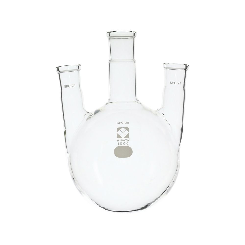 SPC三口丸底フラスコ 1L 030170-241