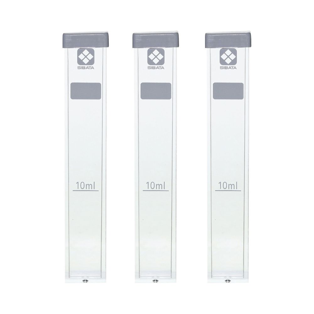 角形試験管 シリコンキャップ付 1箱（3本入） 080540-0210A