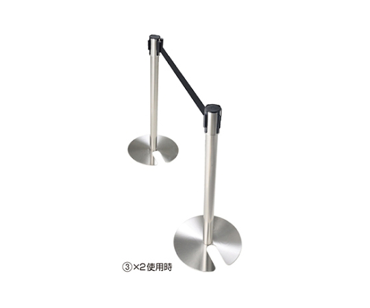 ガイドポール スタッキングタイプ ブラック 入数1台 61-375-1-3