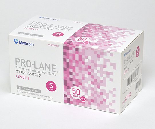 プロレーンマスク ピンク S寸 1箱（50枚入） PLE002716S