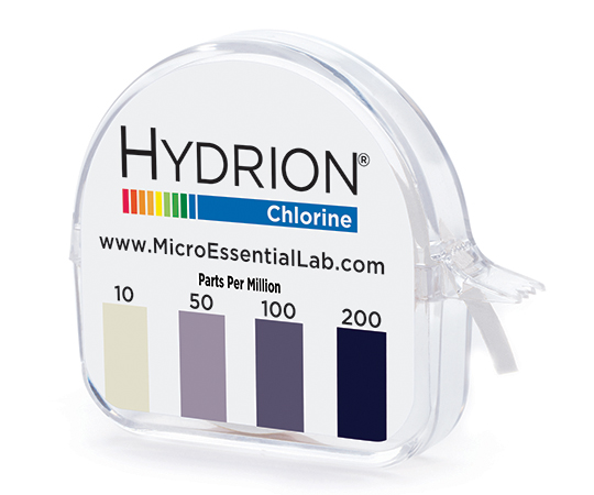 塩素試験紙 ロールタイプ ディスペンサー入 スペアロール付 CM-240