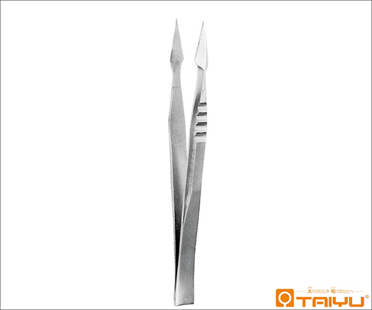 異物鑷子（トゲ抜）併式 ダボ無 全長12cm TY-078