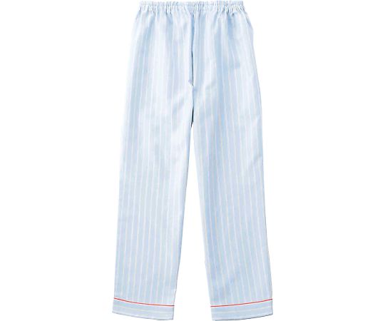 患者衣（スラックス・男女兼用） ブルー×ネイビー 3L 286-98 3L