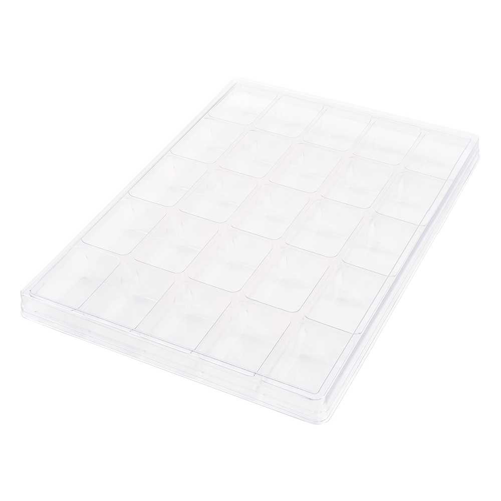 サンプル保管トレー 5枚入 210×297×25mm 5×5マス T-002-25