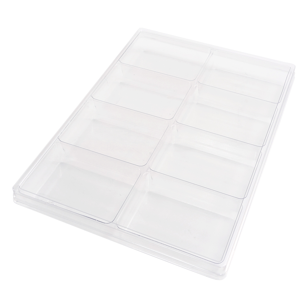 サンプル保管トレー 5枚入 210×297×25mm 2×4マス T-005-08