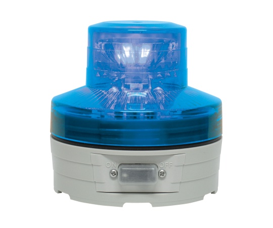 電池式回転灯 φ76 ニコUFO（青） 手動 VL07B-003AB