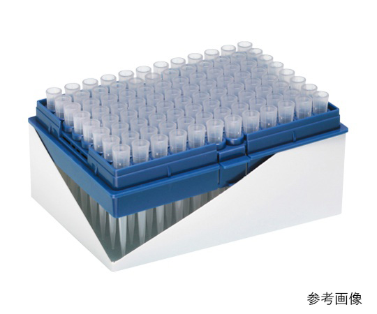 200μL チップ クリア 交換プレート 滅菌 1箱（96本×10プレート入） 122-703CS