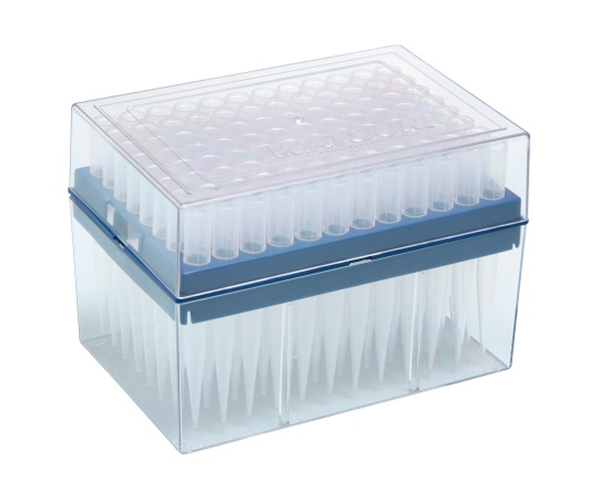 1000μL チップ クリア システムラック 1箱（96本×10ラック入） 120-804C
