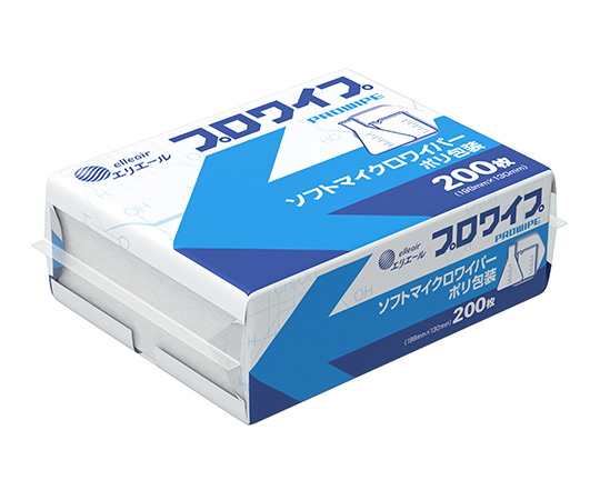エリエール プロワイプ ソフトマイクロワイパー ポリ包装 1ケース（200枚×72パック入） 20723589