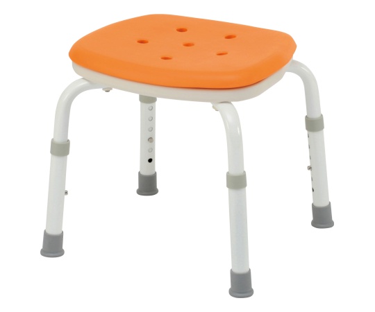 シャワーチェア ユクリア コンパクトスツールN オレンジ PN-L41021D