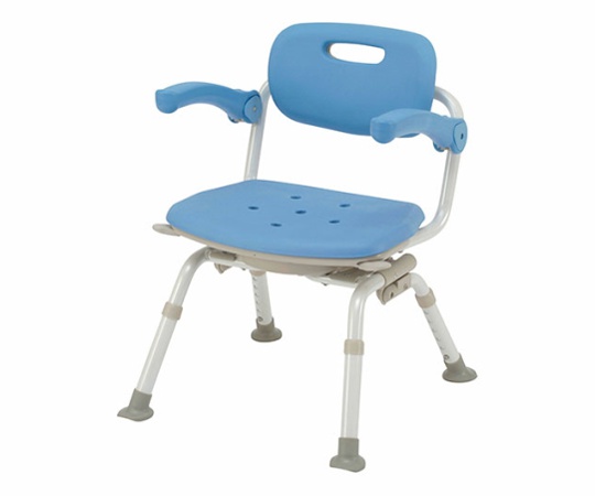 シャワーチェアミドルSP回転おりたたみN ユクリア ブルー PN-L41221A