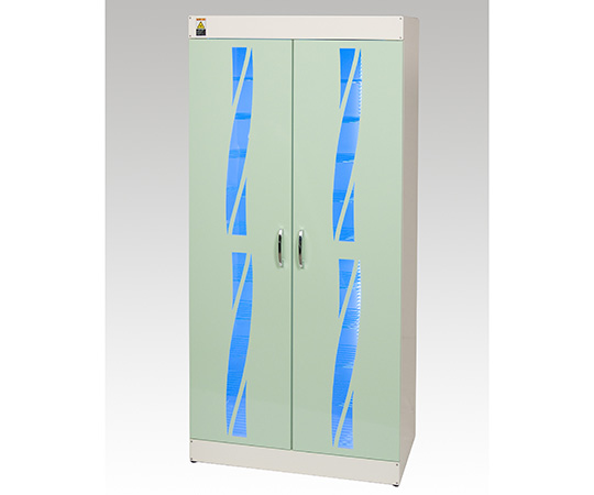 殺菌線方式スリッパ殺菌ロッカー 20足用 グリーン KE-SGL020