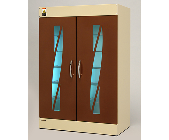 殺菌線方式スリッパ殺菌ロッカー 12足用 ブラウン KE-SLM012